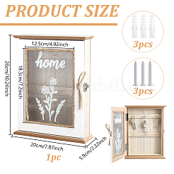 Scatola porta chiavi in legno&nbsp;AJEW-WH0643-174
