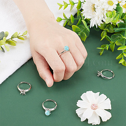 6 Stück verstellbare Ringbeschläge aus Messing&nbsp;KK-GO0001-42