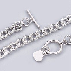 Bracciali a catena in acciaio inossidabile 304 anti-ossidazione&nbsp;BJEW-P237-06P