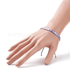 Bracelet perles tressées rocailles japonaises rectangle&nbsp;BJEW-JB08653