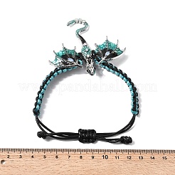 Bracciali a maglie in lega di pterosauri&nbsp;BJEW-A165-01C