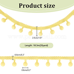 Nylon-Pompon-Ball&nbsp;DIY-WH0580-31A
