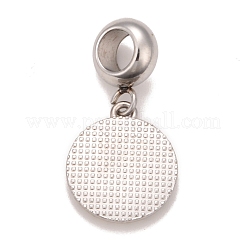 304 Edelstahl Kristall Strass europäischen baumeln Charms&nbsp;STAS-F278-11P