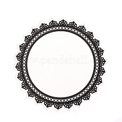 10 Stück 10 Stile Vintage Spitze wasserdichte Haustier Aufkleber Sets&nbsp;LS-DIY-M066-05A