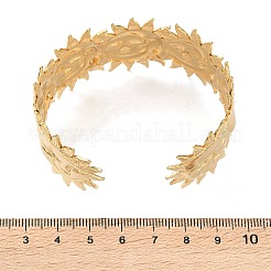 Bracelets manchettes en acier inoxydable 304 pour femmes&nbsp;BJEW-P364-01A-G