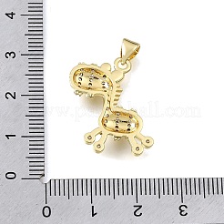 Pendentifs en laiton zircon cubique transparent&nbsp;KK-A303-36G