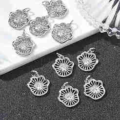 Pendentifs en laiton Shegrace avec zircon cubique transparent&nbsp;XGRQ3K230-535P