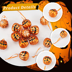 12 pendentif décoratif en plastique pour décorations sur le thème d'Halloween.&nbsp;KY-WH20007-01
