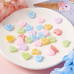 60 Stück 6 Farben Harz Cabochons Zubehör&nbsp;RESI-YS0001-03