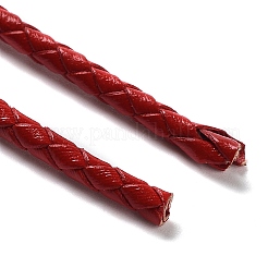 Cordoncino di cuoio intrecciato&nbsp;VL3mm-12