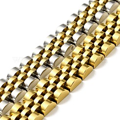 Pulsera de cadena de eslabones gruesos de acero inoxidable 304 con revestimiento iónico (IP)&nbsp;BJEW-G649-09