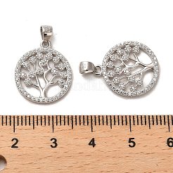 Rhodinierter Anhänger aus 925 Sterlingsilber&nbsp;STER-H110-17P