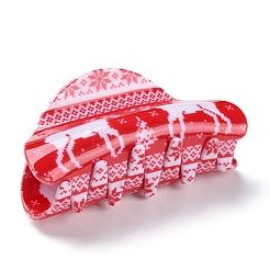 Weihnachtsthema-PVC-Krallenhaarspangen&nbsp;LS-PHAR-C001-01B