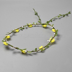 Guirlande de roses artificielles en polyester&nbsp;AJEW-WH20019-03E