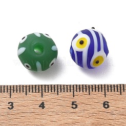 Perles de verre filées artisanales imitant le style népalais&nbsp;LA-CBAD538-01