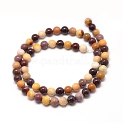 Mookaite naturale fili di perline rotondo&nbsp;G-P072-34-10mm