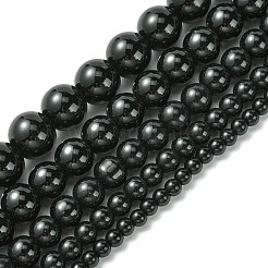 Perles en verre nacré rondes teintes&nbsp;HY-X0001-05