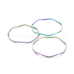 Ensembles de bracelets en acier inoxydable 201 à la mode&nbsp;BJEW-L664-017M-1