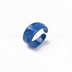 Anelli per polsini in lega verniciati a spruzzo&nbsp;RJEW-T011-30A-RS