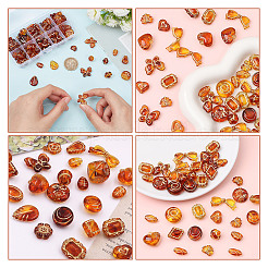 100 perle acrylique 10 styles&nbsp;OACR-AR0001-18