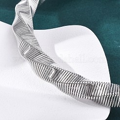 Halsketten mit gedrehter Eisenkette&nbsp;NJEW-G163-02P