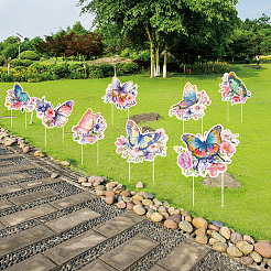 Gartenpfahl aus PP-Kunststoff&nbsp;DIY-WH0652-004