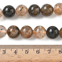 Stränge natürlicher Herkimer-Diamantperlen&nbsp;G-Z115-C01-12mm