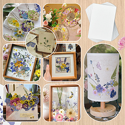 Getrocknetes geprägtes Papier&nbsp;DIY-WH0622-646D