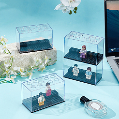 Vitrine für Minifiguren aus Kunststoff&nbsp;AJEW-WH0561-29
