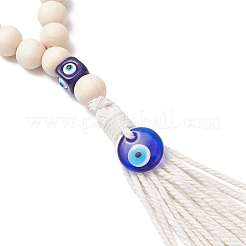 Ornements suspendus en perles de bois&nbsp;HJEW-JM03311
