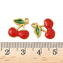 304 Edelstahl-Emaille-Anhänger&nbsp;STAS-V015-48G-A