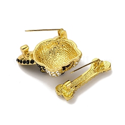 2 spilla in lega con strass&nbsp;JEWB-K027-10G