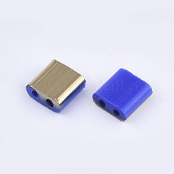 Perline di vetro 2 foro fgb&nbsp;X-SEED-S031-L-048-G