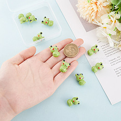 10 Stück handgefertigte Bunte Malerei-Perlen&nbsp;LAMP-GO0001-17