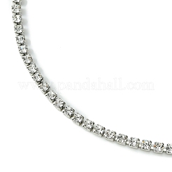 Fabricación de pulseras con cadenas de strass y rhinestone de hierro&nbsp;AJEW-JB01169