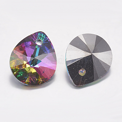 Dijes de rhinestone de vidrio k9 facetados&nbsp;RGLA-F053-A-001VO