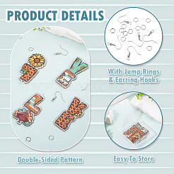 Kits de fabrication de boucles d'oreilles bricolage&nbsp;DIY-TA0015-74