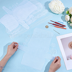 6 pz 2 stili fogli di tela PE&nbsp;DIY-CY0004-01