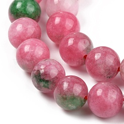 Natürliche weiße Jade perlen Stränge&nbsp;G-B007-A03