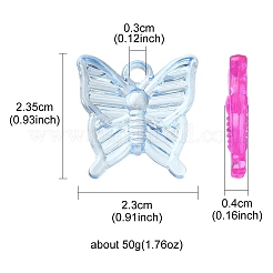 50g transparente Acrylanhänger&nbsp;TACR-YW0001-67