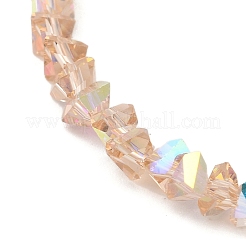 Chapelets de perles en verre transparente  &nbsp;EGLA-P061-04A-AB02