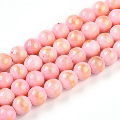 Natur Mashan Jade Perlen Stränge&nbsp;G-A255-A01-02B