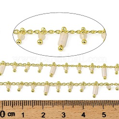 Chaînes à maillons de colonne en laiton faites à la main&nbsp;CHC-L053-12G-02