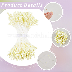 Noyau de fleur artificielle en plâtre avec cordon en coton&nbsp;DIY-WH20007-36A-02