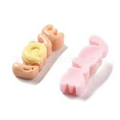 Graziosi mini cabochon in resina della serie dei cartoni animati&nbsp;CRES-I037-05D