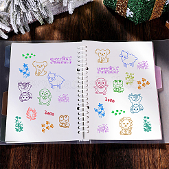 PVC-Plastikstempel&nbsp;DIY-WH0167-56-52