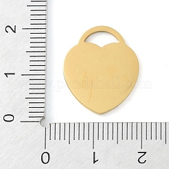 Ionenplattierung (IP) 304 Edelstahlanhänger&nbsp;STAS-N090-T857G-01