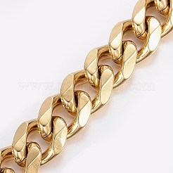 Bracciali a catena in acciaio inossidabile 304 da uomo&nbsp;BJEW-I238-10G