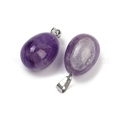 Natürlichen Amethyst Edelsteinanhänger&nbsp;G-U018-01P-C