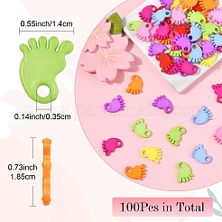 100 Stück Babyparty-Ornamente&nbsp;MACR-YW0004-07